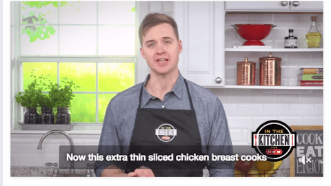 H-E-B 'Gluten-Free Chicken Parmesan' Facebook Update